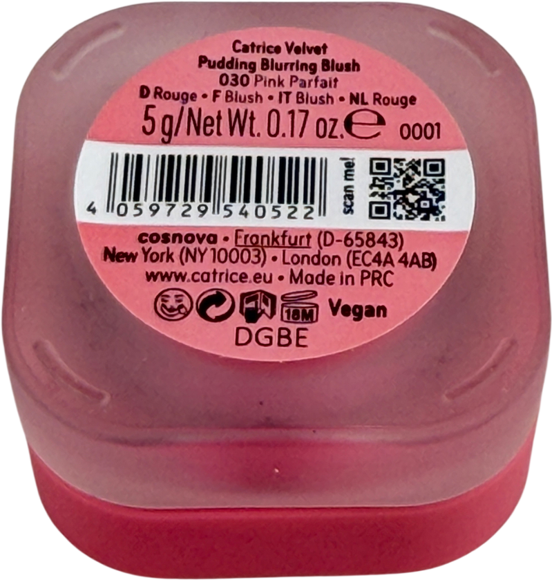 Catrice Velvet Pudding Blurring Blush 30 Pink Parfait 5g