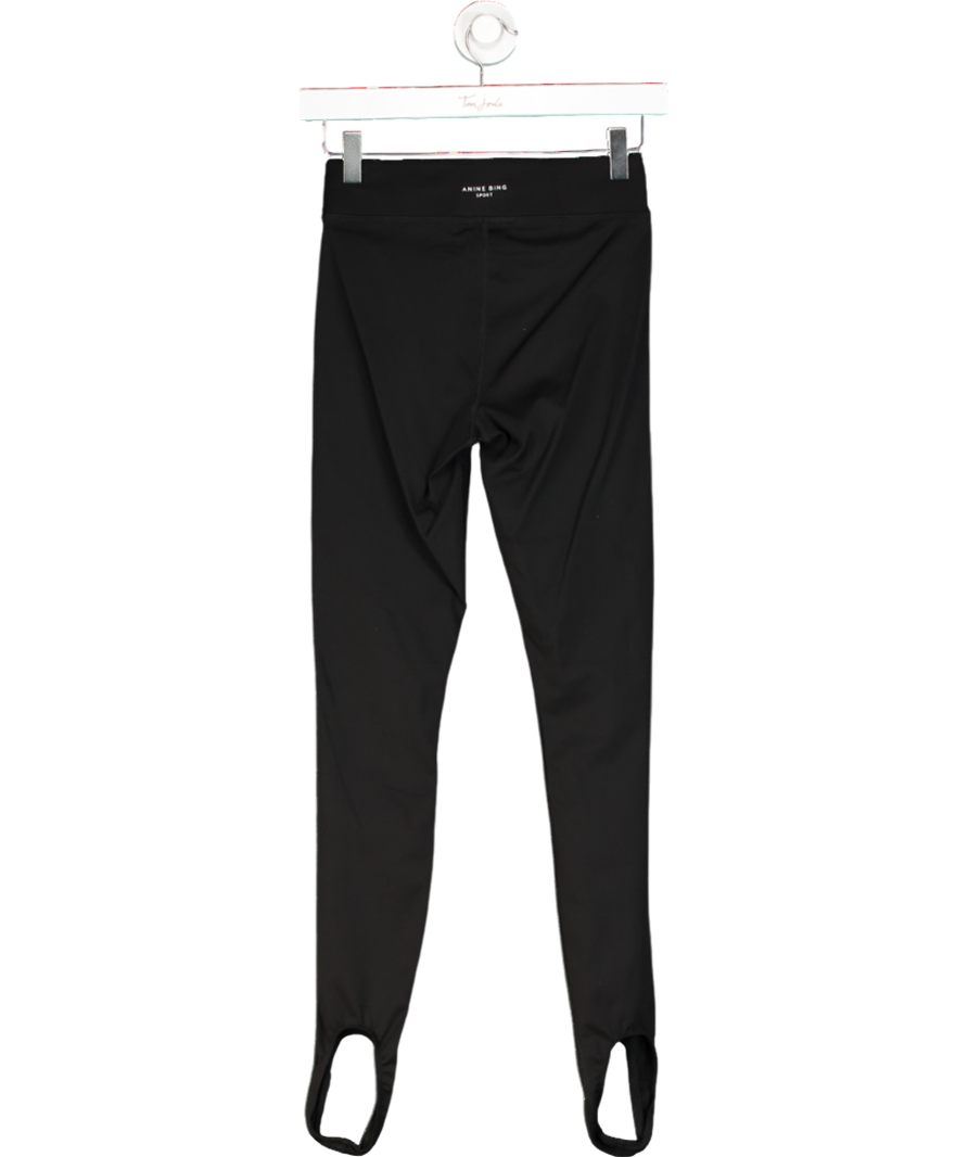 Anine Bing Black Sport Rhea Leggings UK XS