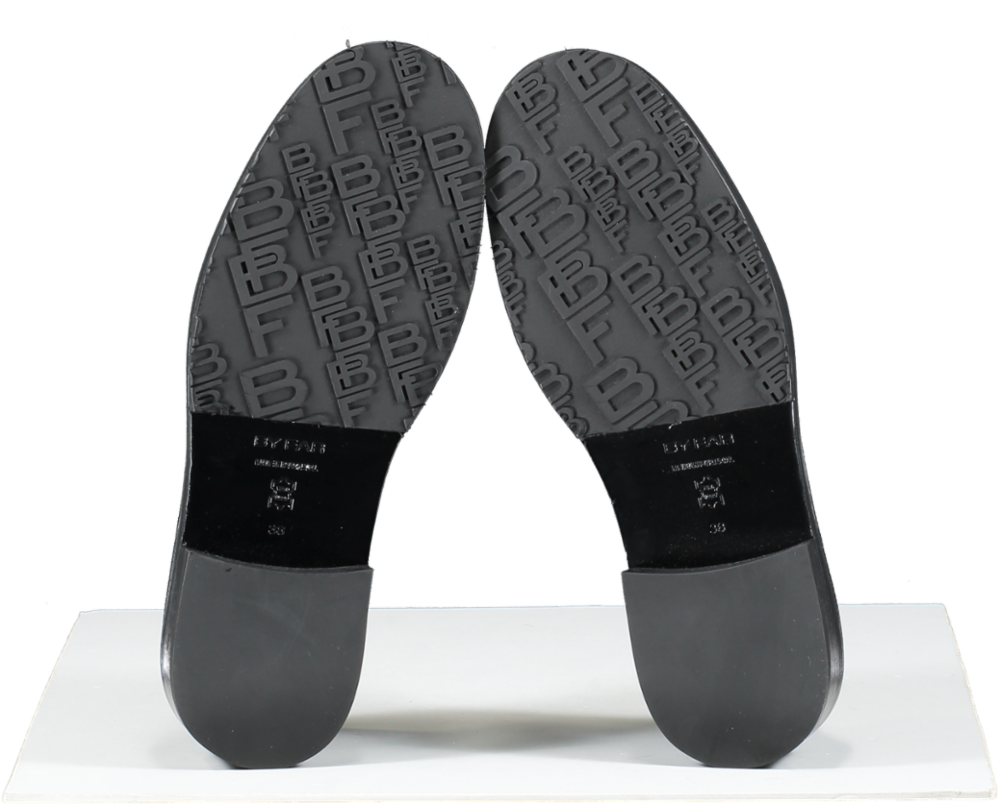 BY FAR Black Rafael Lizard Embossed Leather Loafers UK 5 EU 38 👠