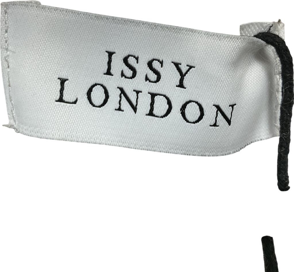 Issy London Grey Elizabeth Faux Fur Tipped Maxi Coat UK M/L