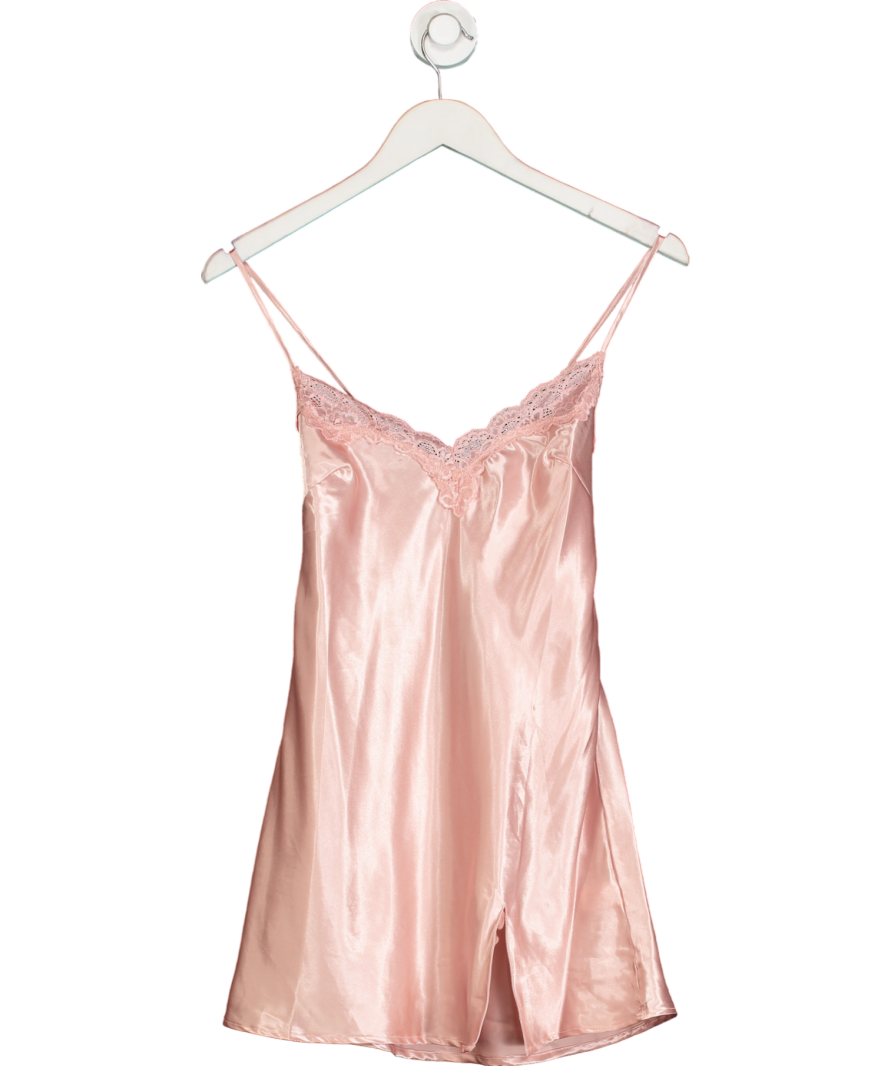 boux avenue Pink Maise Satin Chemise UK 6