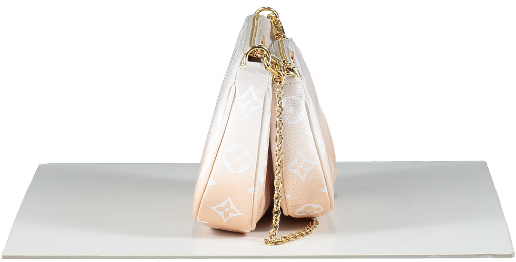 Louis Vuitton Ltd.Edition Nude Multi Pochette, Pool Ombre Mist Handbag