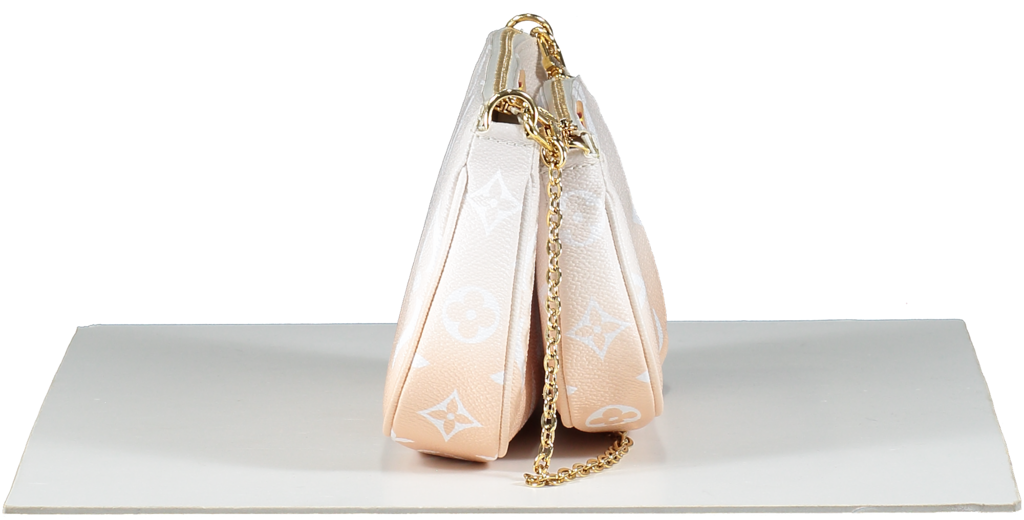 Louis Vuitton Ltd.Edition Nude Multi Pochette, Pool Ombre Mist Handbag