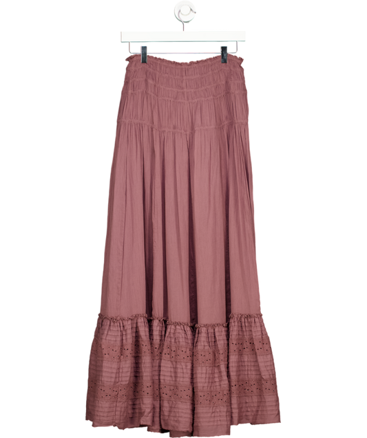 Free People Purple Alessi Maxi Skirt UK S