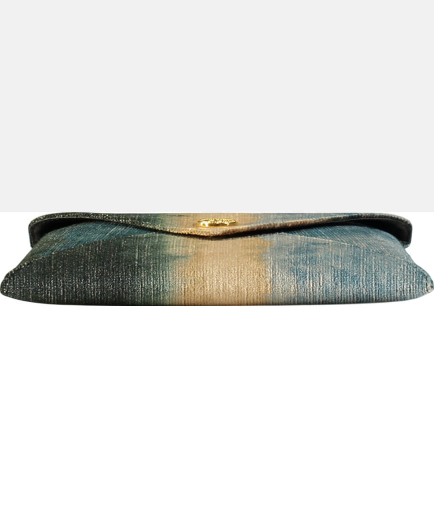 Altuzarra Blue X Kravet Couture Envelope Clutch Bag One Size