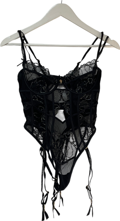 Mesh Sous Vetements Lounge Underwear Lounge Underwear Black Priya