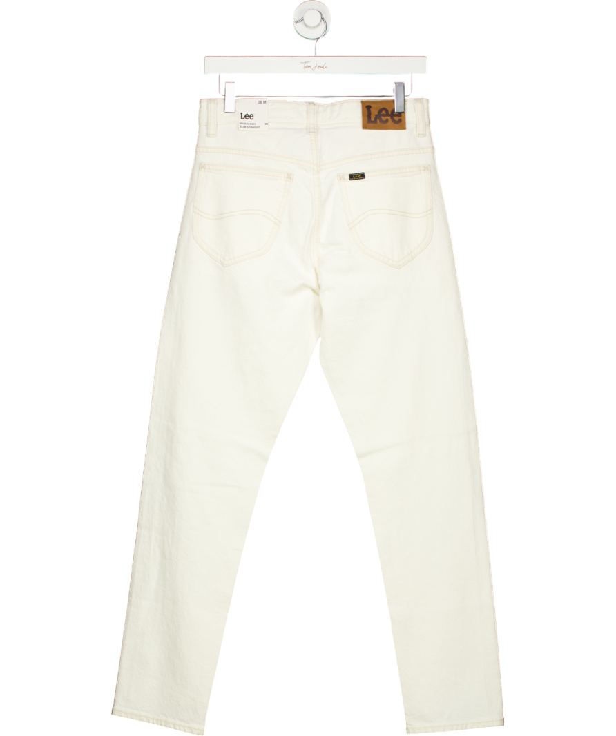 Lee White Rider Slim Straight Jeans W28