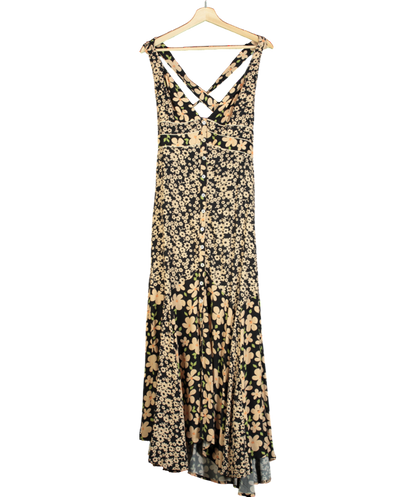 Free People Black Dewberry Maxi Dress UK L