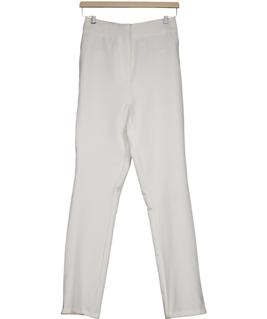 M&S White Tailored Trousers UK 10