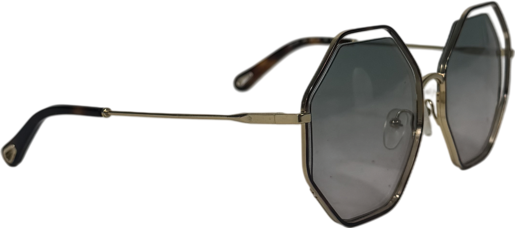 Chloé Metallic Poppy Sunglasses One Size