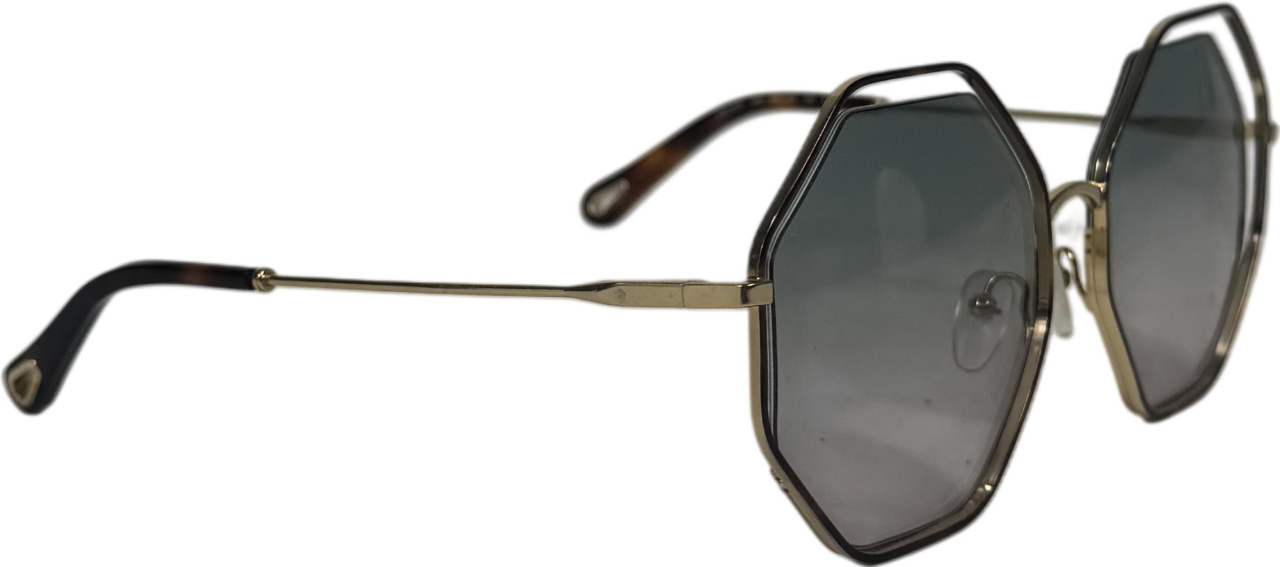 Chloé Metallic Poppy Sunglasses One Size