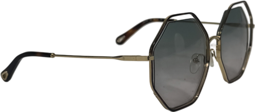 Chloé Metallic Poppy Sunglasses One Size