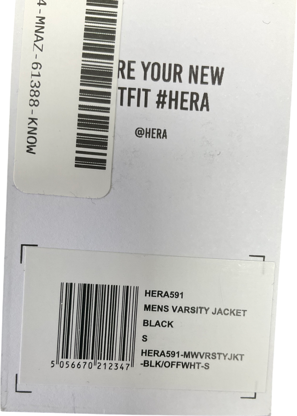 Hera Black Varsity Jacket UK S