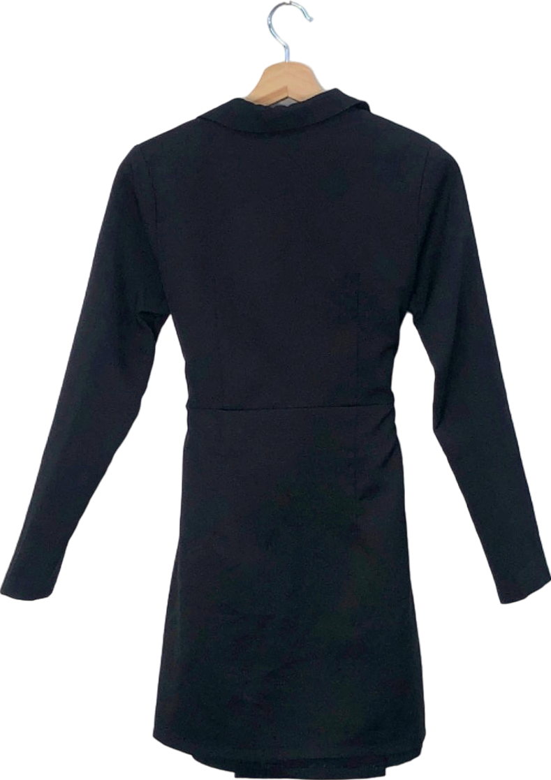 PrettyLittleThing Black Blazer Dress Size UK 6