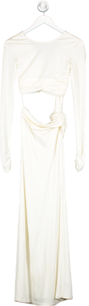 Museum of Fine Clothing Cream Aden Jersey Long Dress UK XS/S
