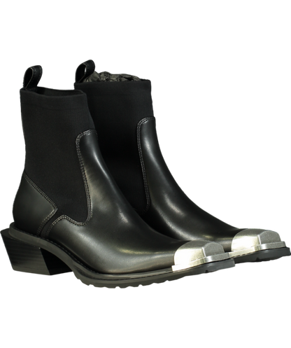 Untitlab Black Metal Cap Hitch Boot UK 8 EU 41 👠