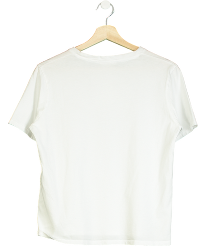 Sezane White '30 06' T-shirt UK S