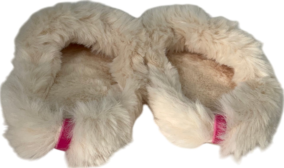 joules Beige Natural Dachshund Embroided Slippers UK 4 EU 37 👠