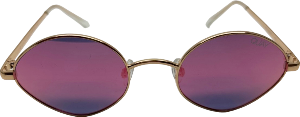 Quay Gold Pink Wild Night 111 Sunglasses