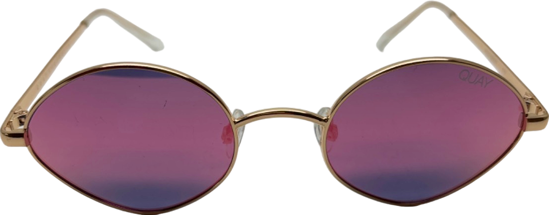 Quay Gold Pink Wild Night 111 Sunglasses