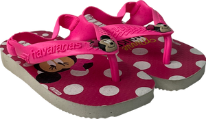 Havaianas Pink Baby Disney Classics UK 3 EU 19 👼