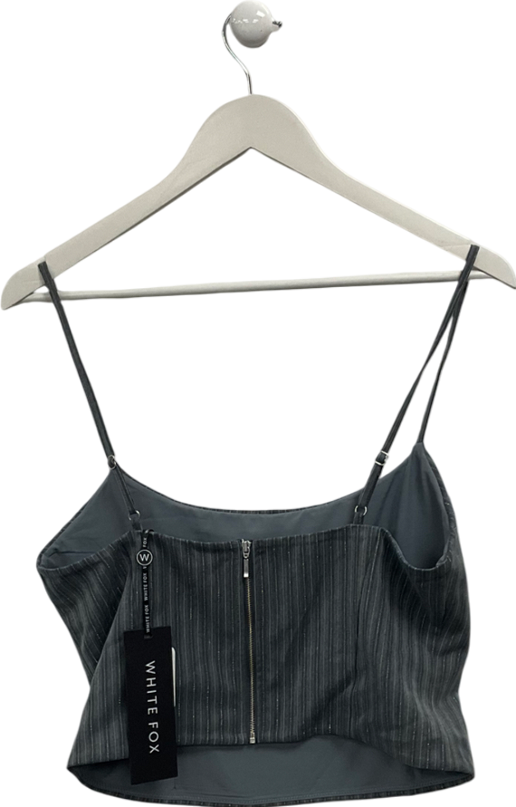 White Fox Grey In A Haze Top UK L