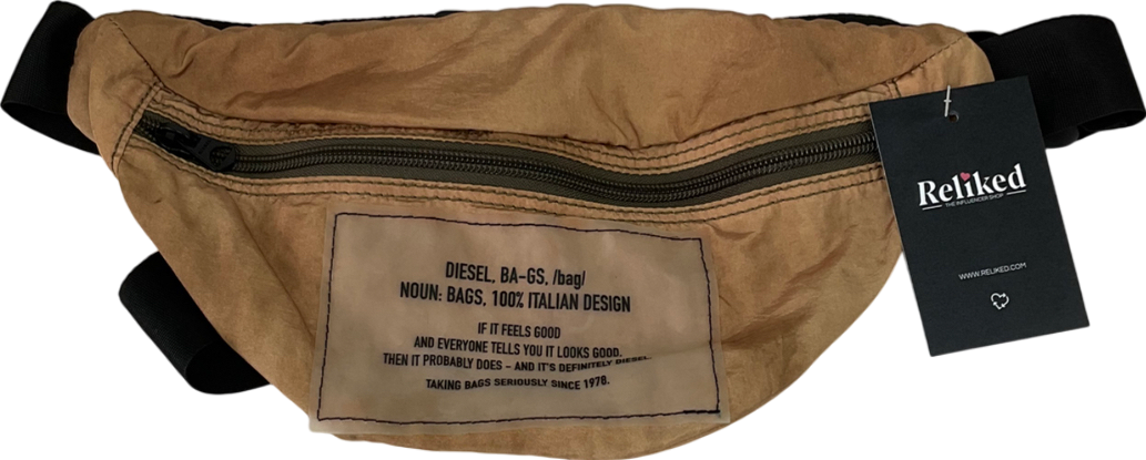 Diesel Brown D Pack Beltbag