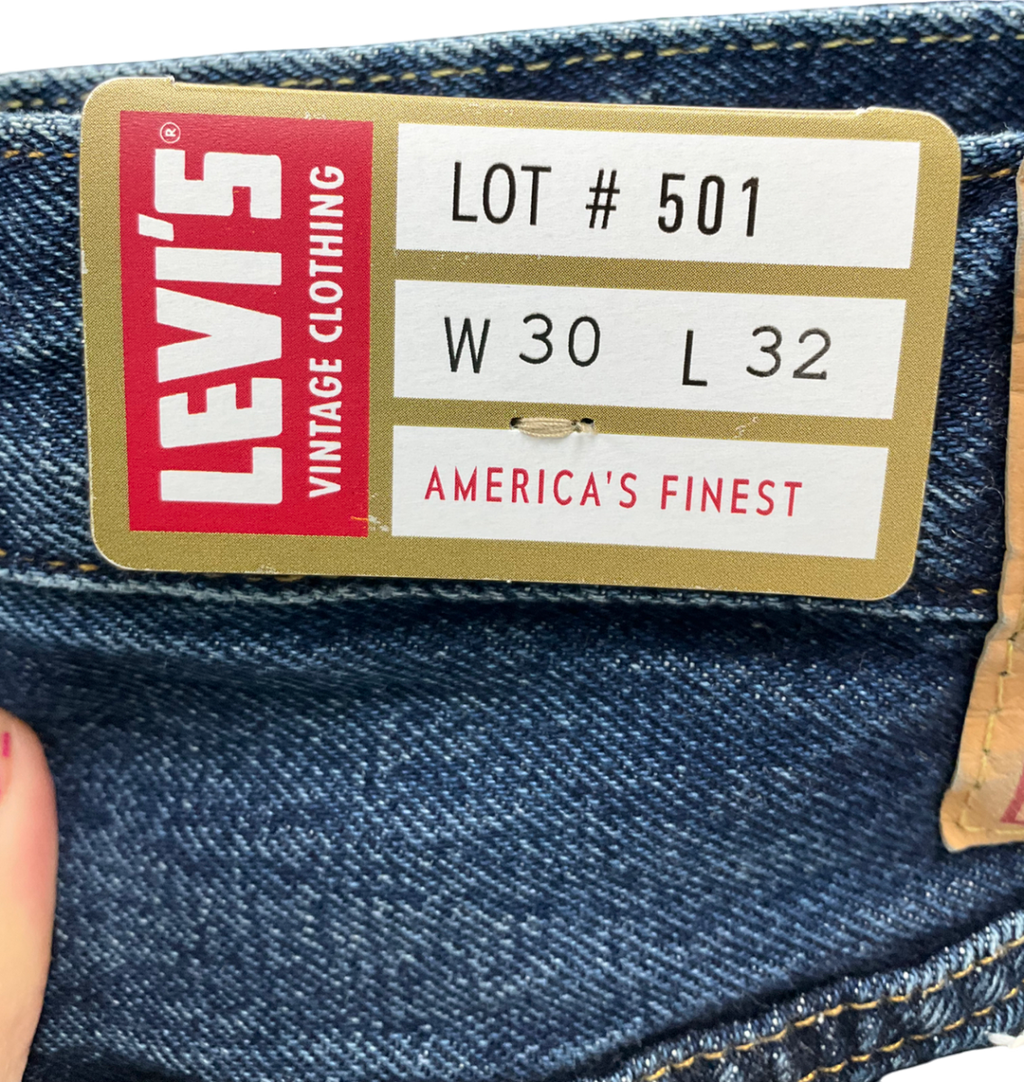 levis Blue 1955 501 Jeans W30 L32