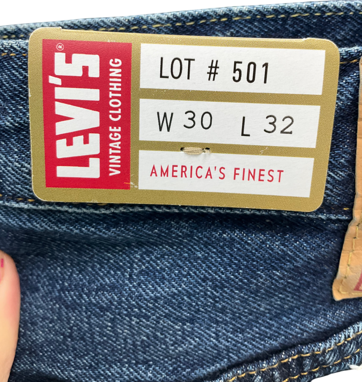 levis Blue 1955 501 Jeans W30 L32