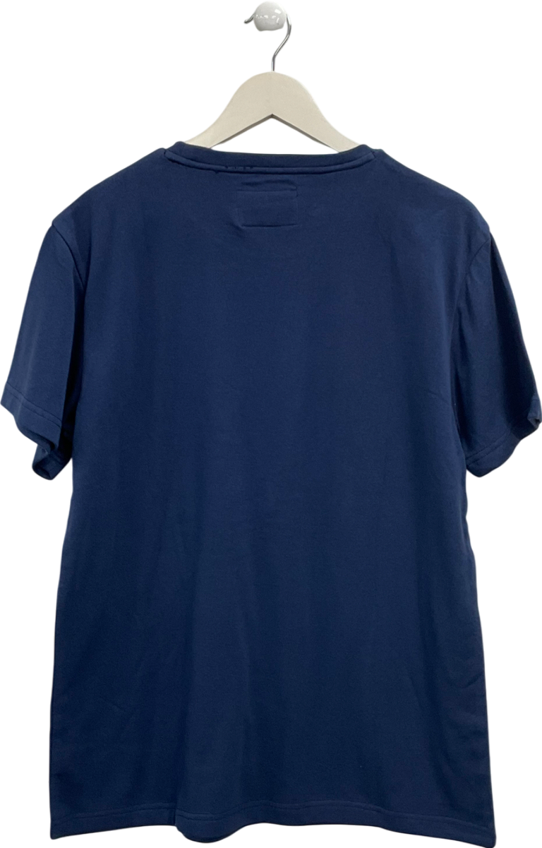 James Cromwell Blue Classic T Shirt UK L