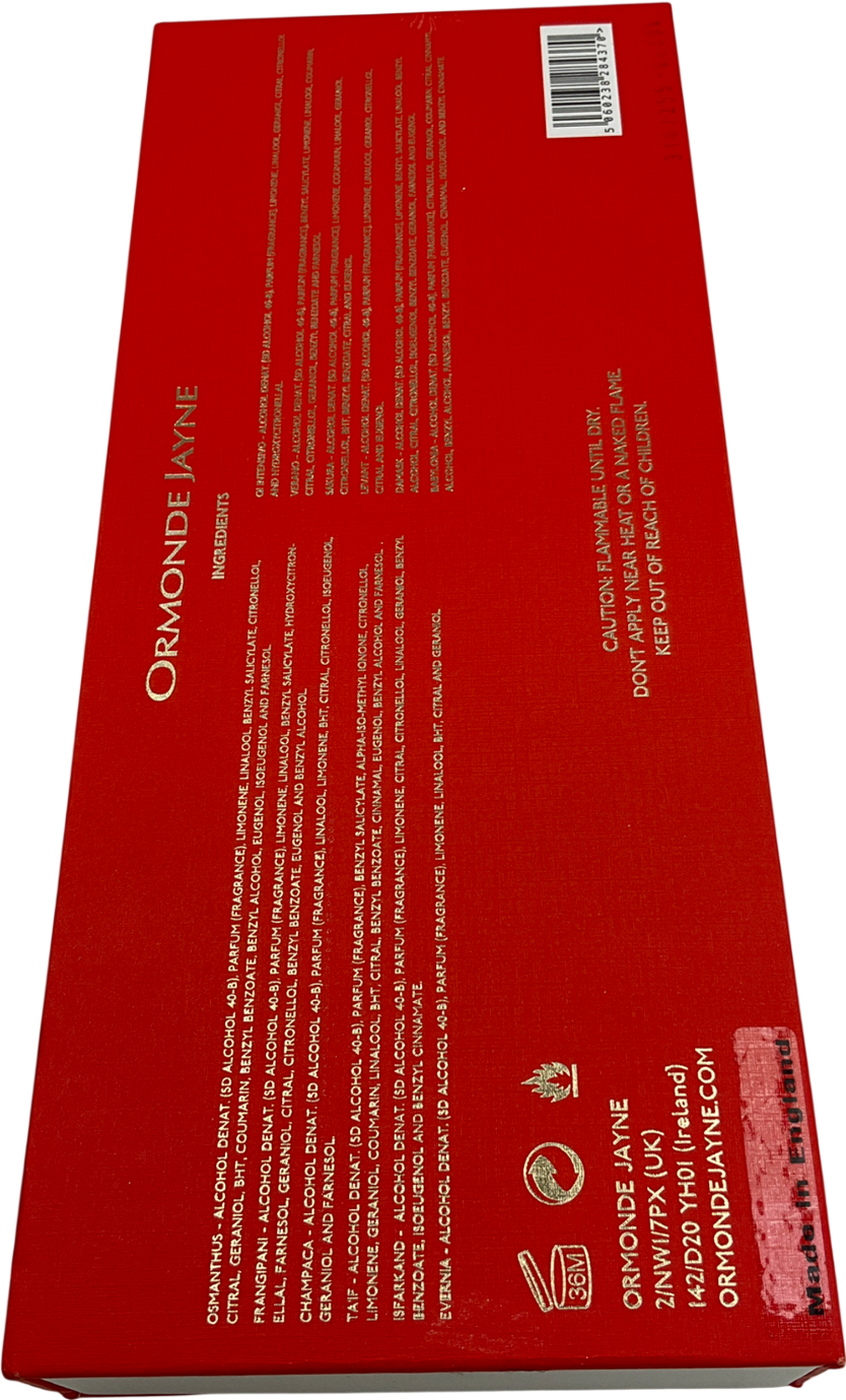 Ormonde Jayne Tasting Menu - Atmospheric / Fruity / Floral Perfume 12x2.5ml