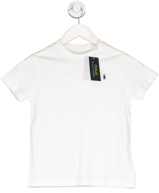 Polo Ralph Lauren White Core Replen Polo Logo T Shirt 7 Years