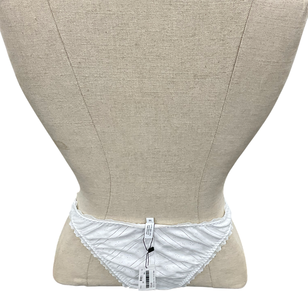 Cou Cou White The High Rise Pants UK M