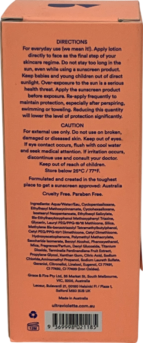 ultraviolette Queen Screen Spf 50+ Luminising Skinscreen 50ml