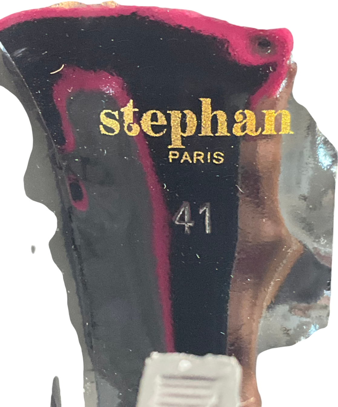 stephen paris Black Stiletto Heeled Boots UK 8 EU 41 👠