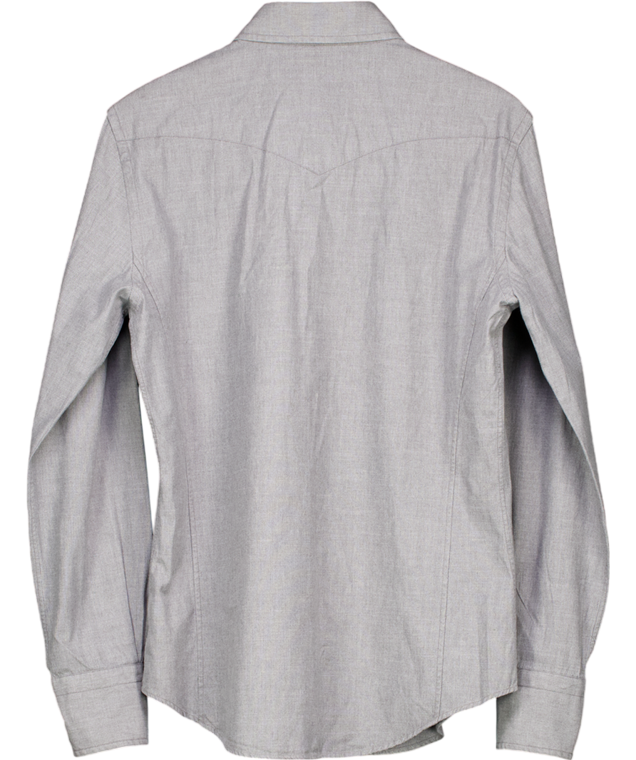 Tom Ford Grey Western Shirt UK S