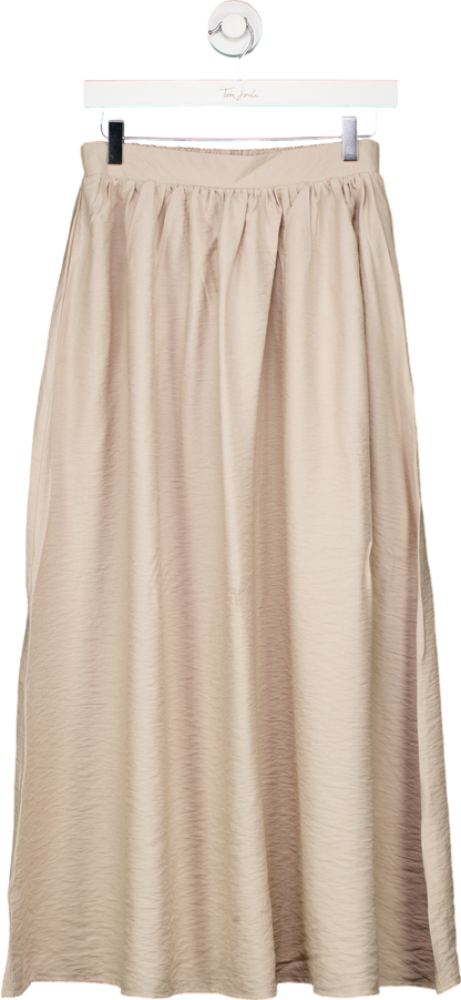 New Look Beige midi Skirt UK 8