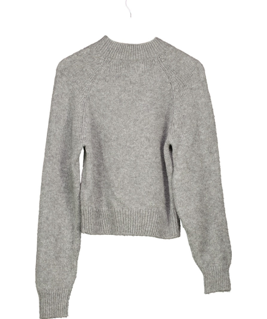 Anine Bing Grey Knit Crewneck Sweatshirt UK M