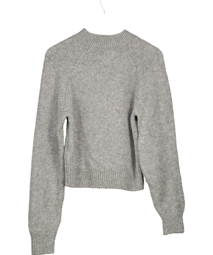 Anine Bing Grey Knit Crewneck Sweatshirt UK M