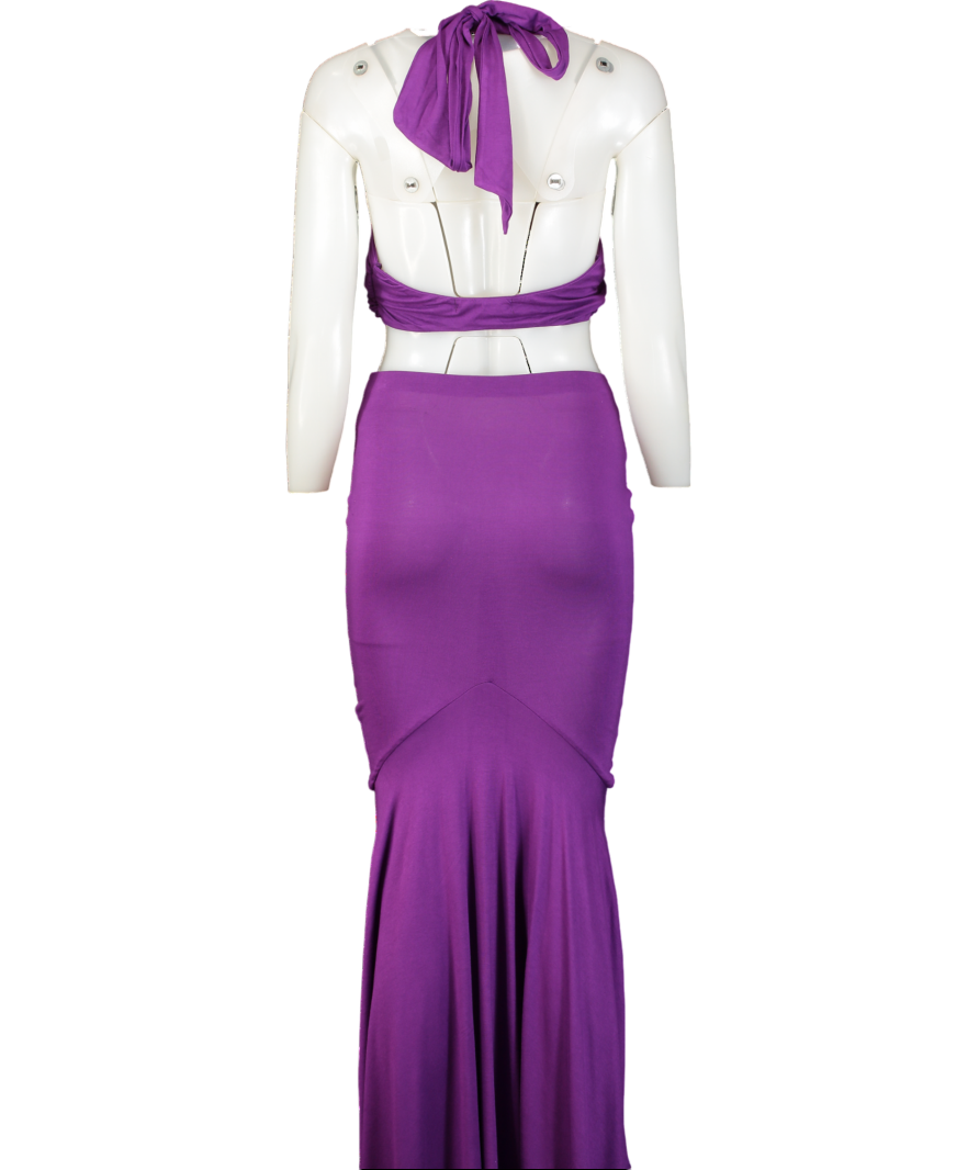 Coucoo Purple Mojave Skirt And Crop Top UK S