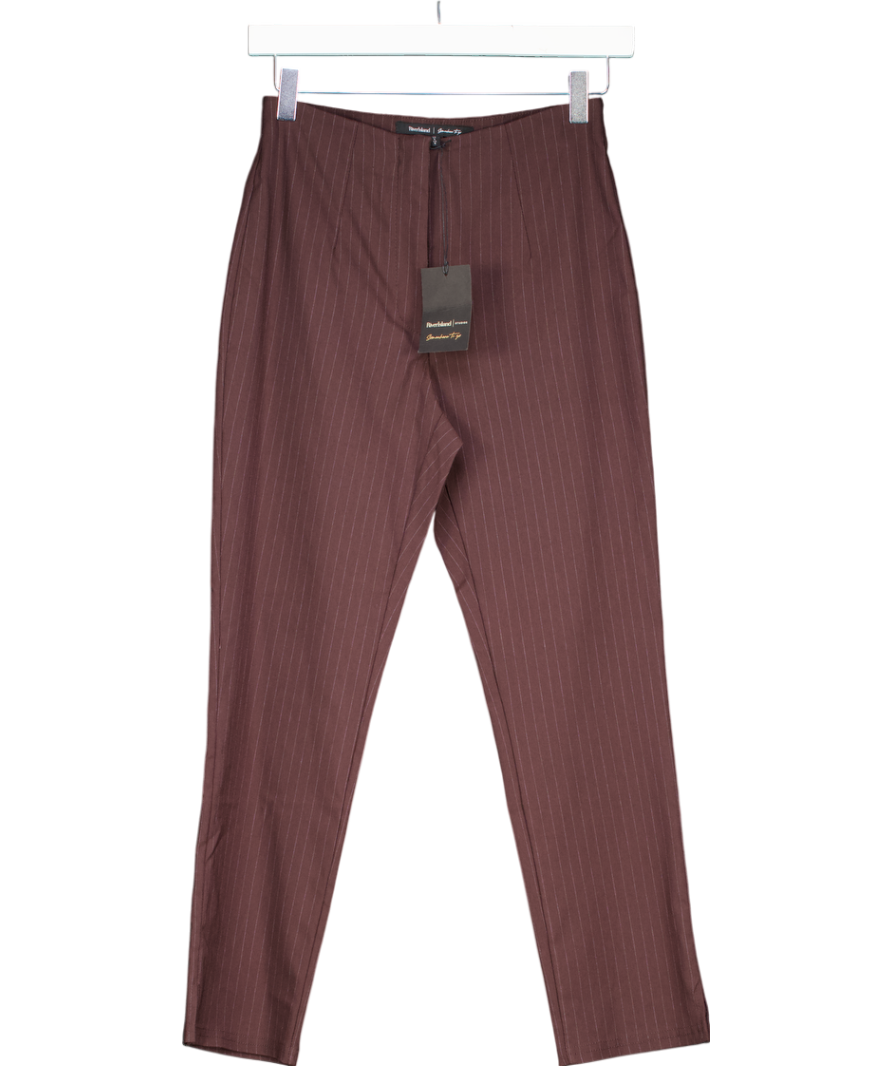 River Island City Fresh Brown Trousers UK 8