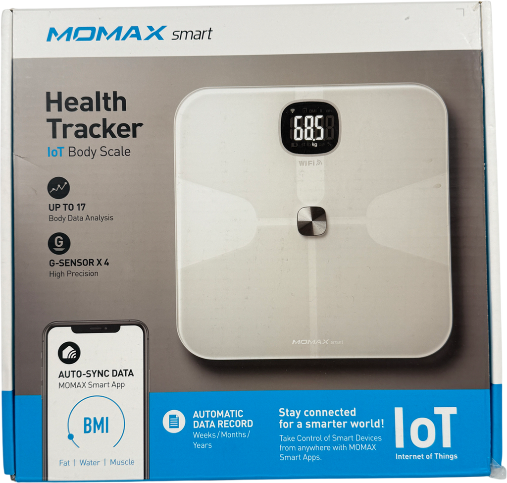 MOMAX Heaith Tracker Iot Body Scale