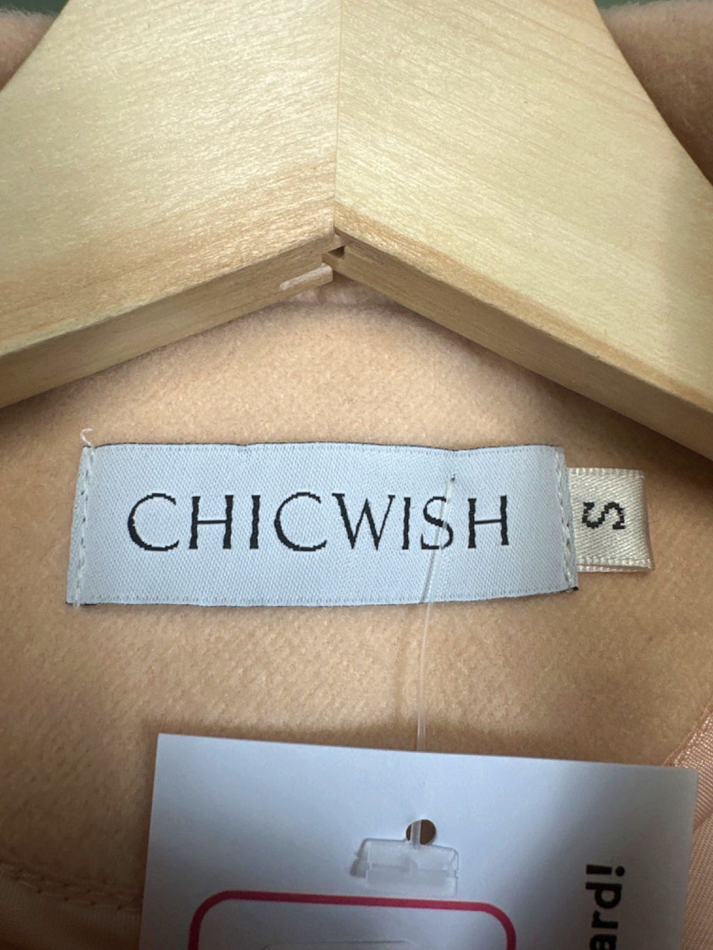 Chicwish Beige Wrap Coat UK S