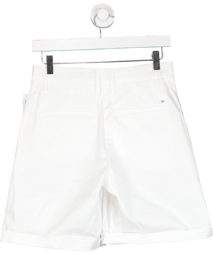 Tommy Hilfiger White Mom Fit Chino Shorts UK 6