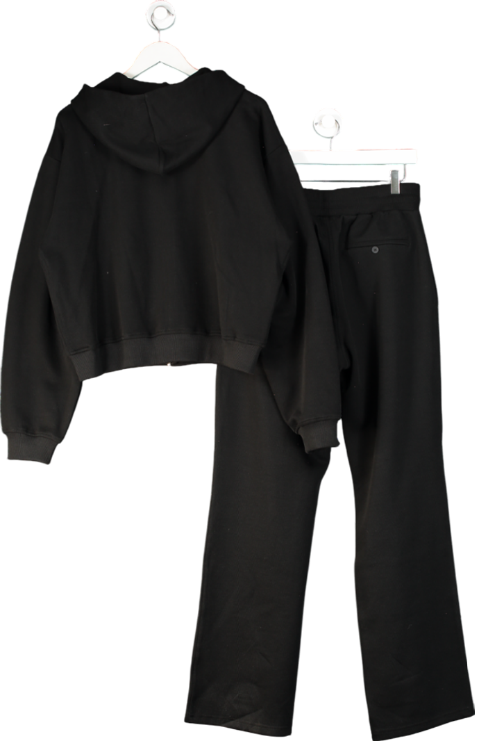 maebe Daily Errands Vintage Black 2-piece Zip Sweatshirt Uk XL & Straight Leg Tracksuit UK L