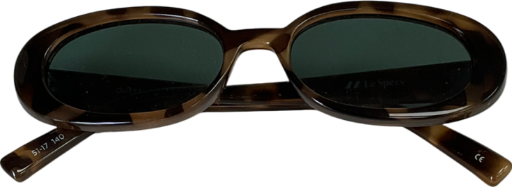 Le Specs Brown Outta Love Sunglasses One Size