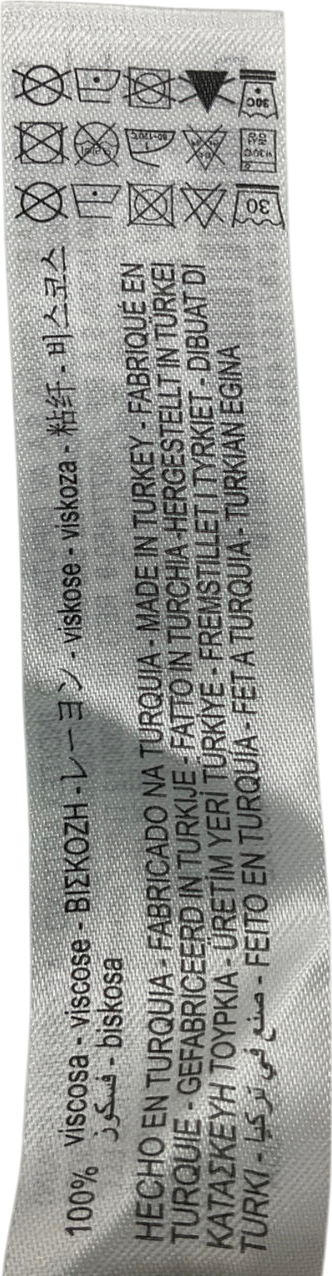 Bershka Blue Hawaiian Print Shirt UK XL