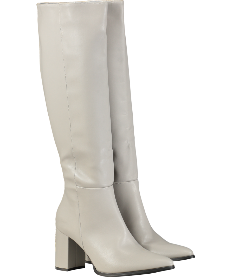 schuh Grey Diya Knee High Boots UK 8 EU 41 👠