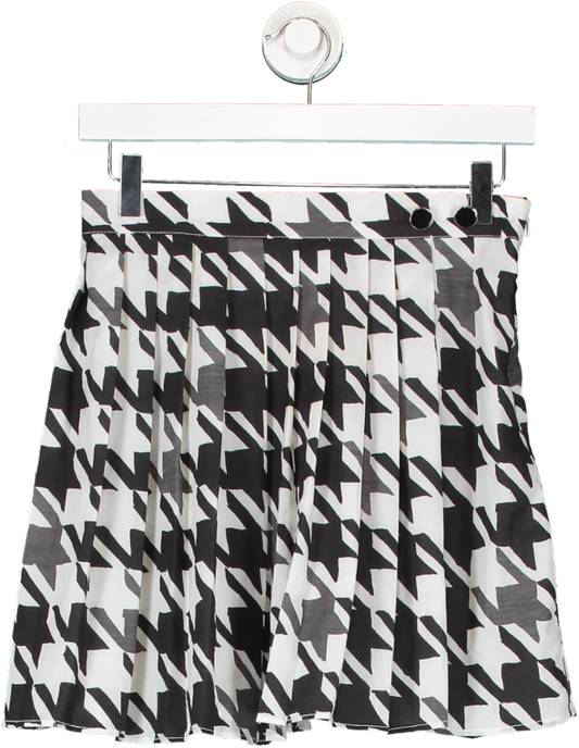 ASOS Multicoloured Pleated Mini Printed Skirt UK 8