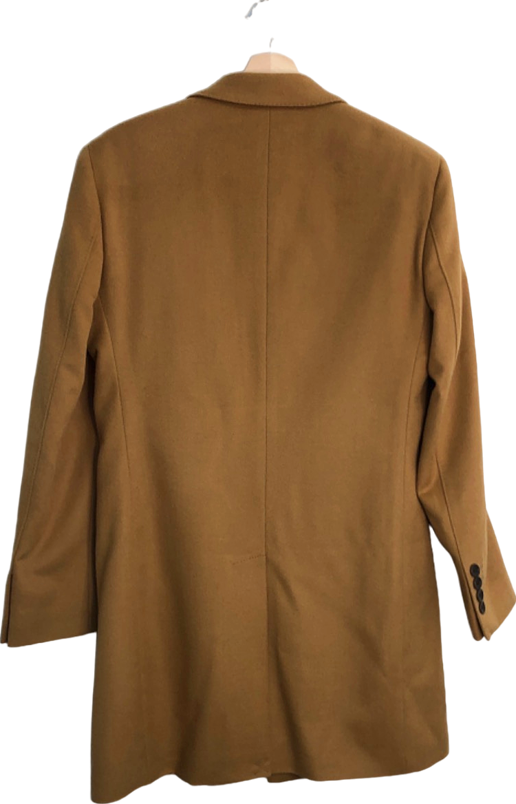 Charles Tyrwhitt Camel Pure Wool Overcoat 36R UK